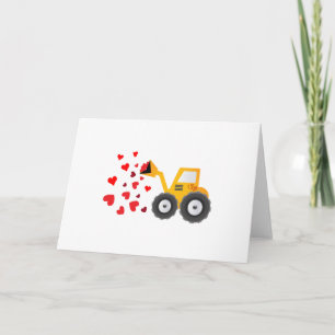 Valentinstag Traktor Herz Geschenke Kinder Jungen Feiertagskarte