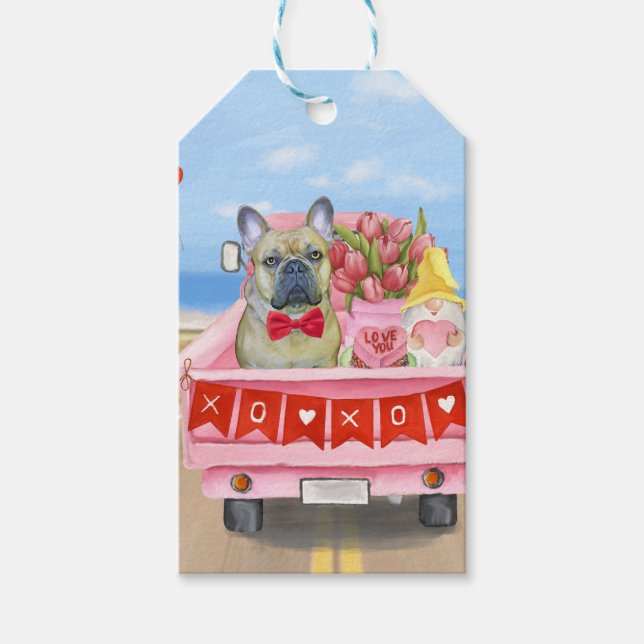 Valentinstag-Truck Geschenkanhänger (Vorderseite)