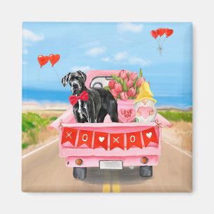 Valentinstag-Truck Magnet