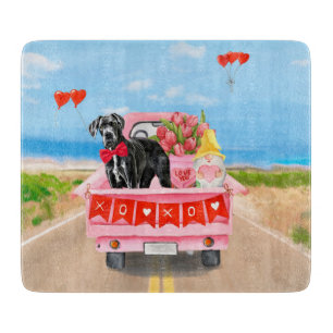 Valentinstag-Truck Schneidebrett