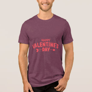 Valentinstag-Typografie-Sprüche Tri-Blend Shirt