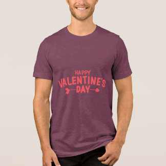 Valentinstag-Typografie-Sprüche Tri-Blend Shirt