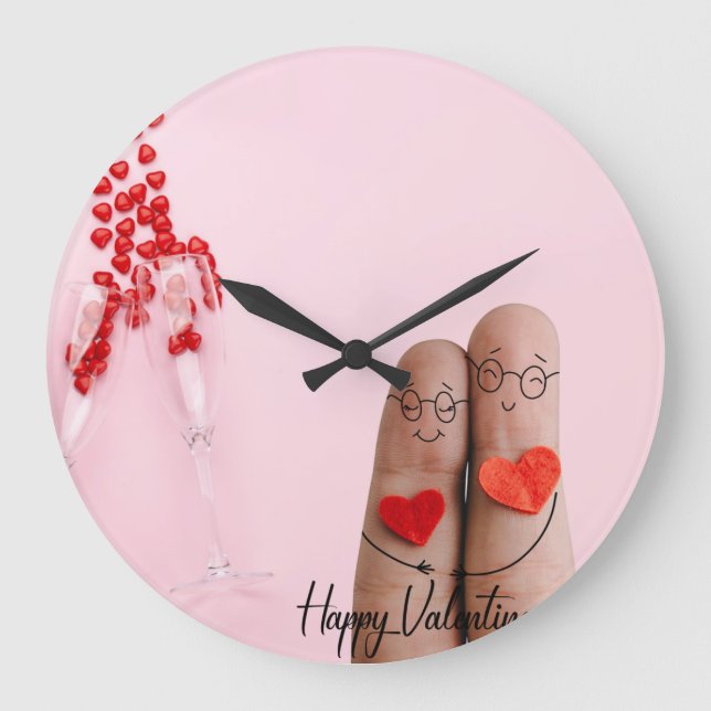 Valentinstag Uhr (Vorderseite)