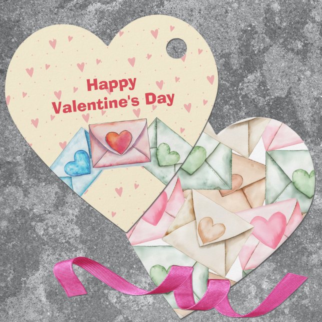 Valentinstag-Umschlag und Herzen Geschenkanhänger (Von Creator hochgeladen)