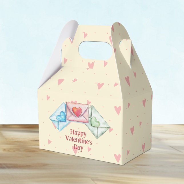 Valentinstag-Umschlag und Herzen Geschenkschachtel (Von Creator hochgeladen)