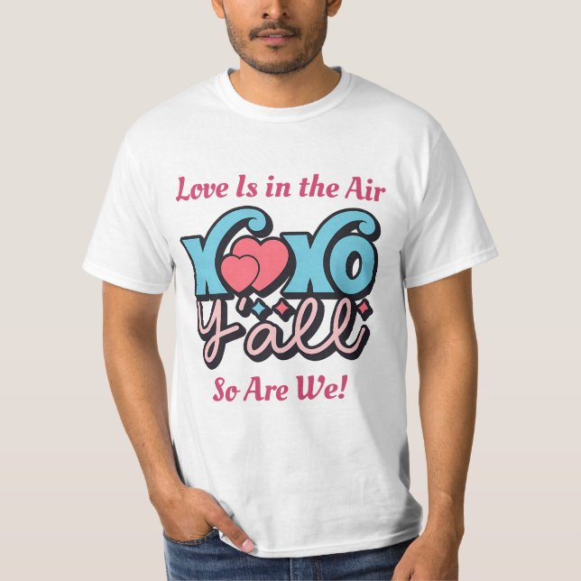 Valentinstag, Valentine Retro T-Shirt (Vorderseite)