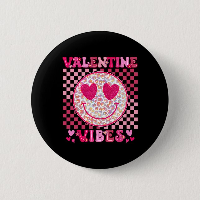Valentinstag Valentine Vibes Boys G Button (Vorderseite)