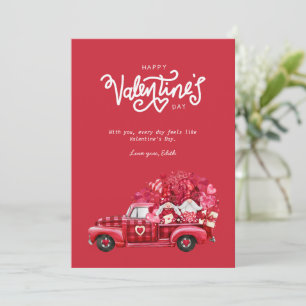 Valentinstag-Valentinstag-Karte Einladung