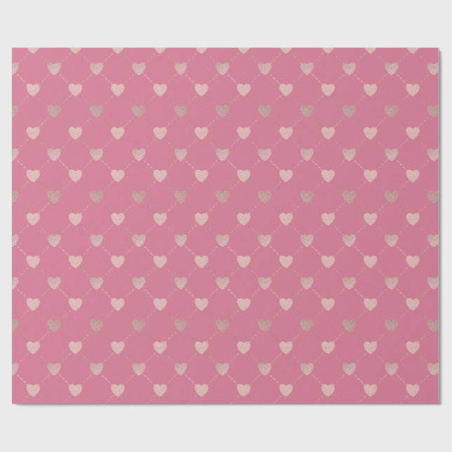 Valentinstag-Verpackungspapier Geschenkpapier (Flach)