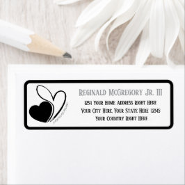 Valentinstag Verzerrte Kopfadresse