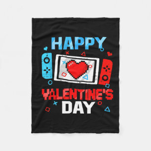 Valentinstag Video Game Controller Herzchen Tod To Fleecedecke