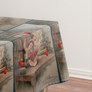 Valentinstag Vintag Tischdecke