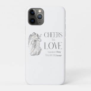 Valentinstag – Vintage Cherubs & Liebesbotschaft Case-Mate iPhone Hülle