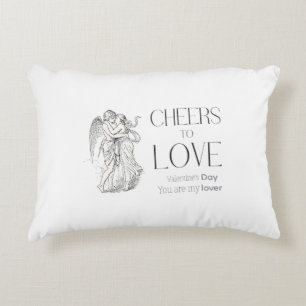 Valentinstag – Vintage Cherubs & Liebesbotschaft Dekokissen