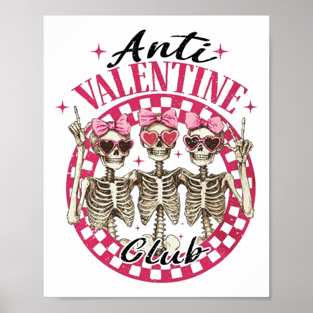 Valentinstag Vintager Valentinstag Poster (Vorne)