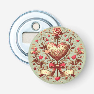 Valentinstag Vintages Herz Xoxo Flaschenöffner