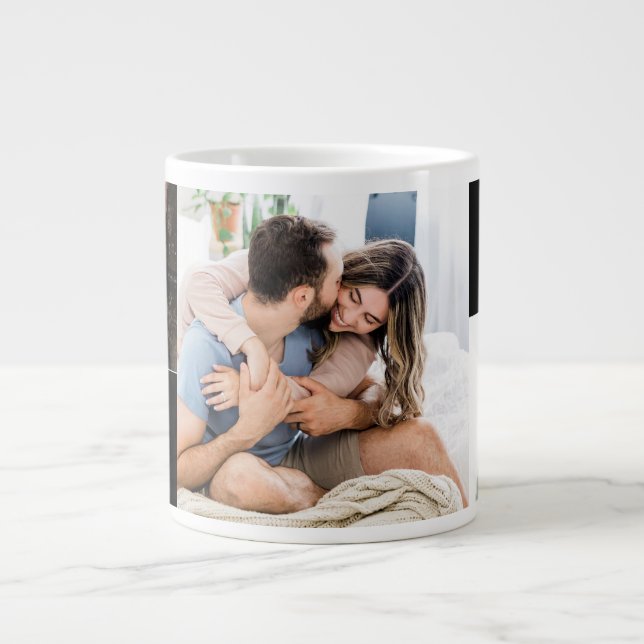 Valentinstag Vivid Fett Persönliche Spezialität Ta Jumbo-Tasse (Vorderseite)