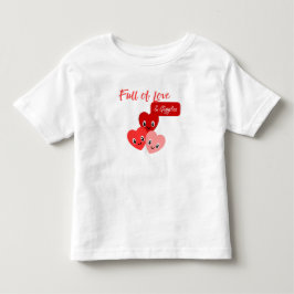 Valentinstag voller Liebe und Kichern Kleinkind T-shirt
