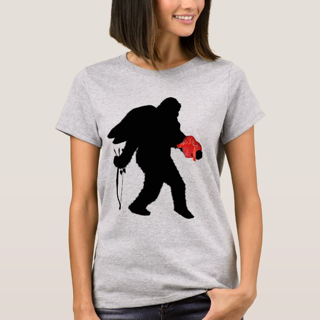 Valentinstag von Sasquatch T-Shirt (Vorderseite)