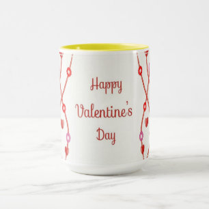 Valentinstag Wasserfarben-Design-23223 Tasse