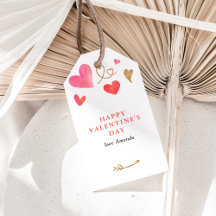 Valentinstag Wasserfarbenherz