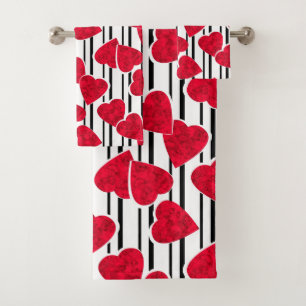 Valentinstag, wedding badhandtuch set