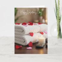 Valentinstag-Wellness mit Herzen