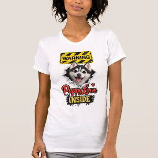 Valentinstag-Welpenliebe T-Shirt