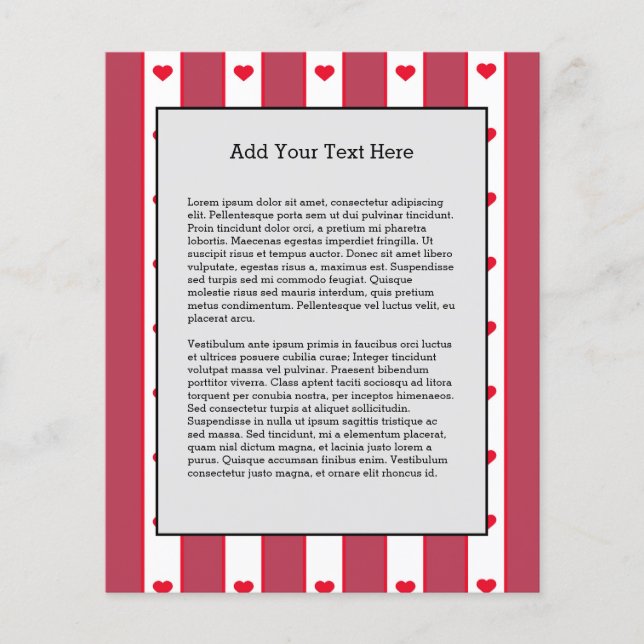 Valentinstag White Lines Liebe Flyer (Vorne)