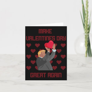 Valentinstag wieder großartig machen Funny Donald  Karte