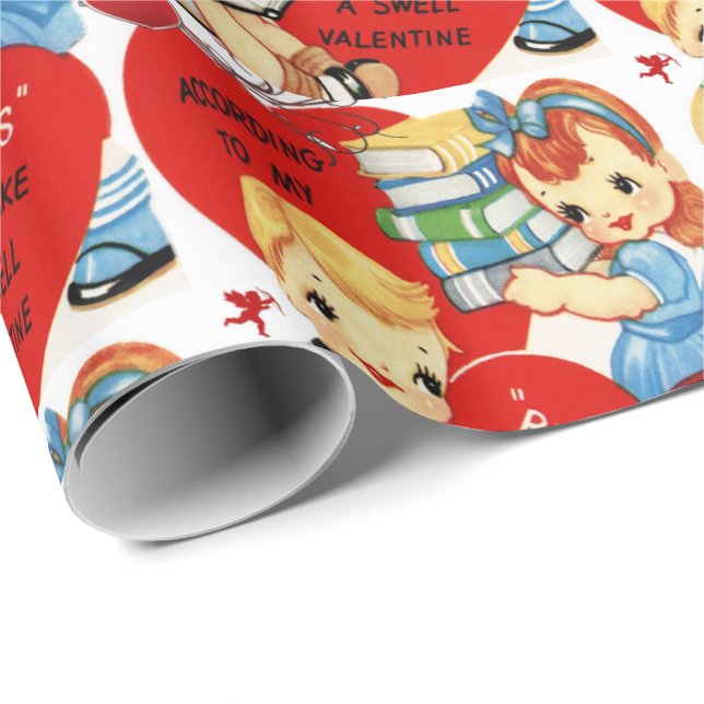 Valentinstag Wrapping Paper Geschenkpapier (Rolleneckpunkt)