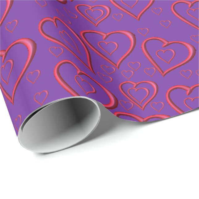 Valentinstag Wrapping Paper Geschenkpapier (Rolleneckpunkt)