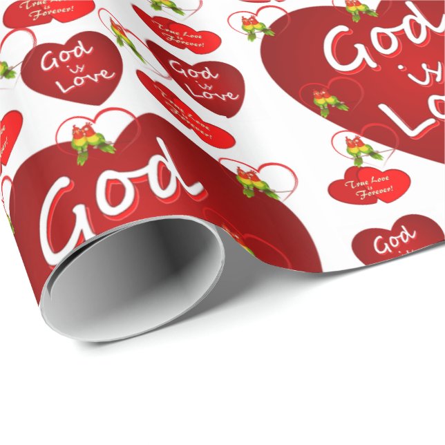 Valentinstag Wrapping Paper Geschenkpapier (Rolleneckpunkt)