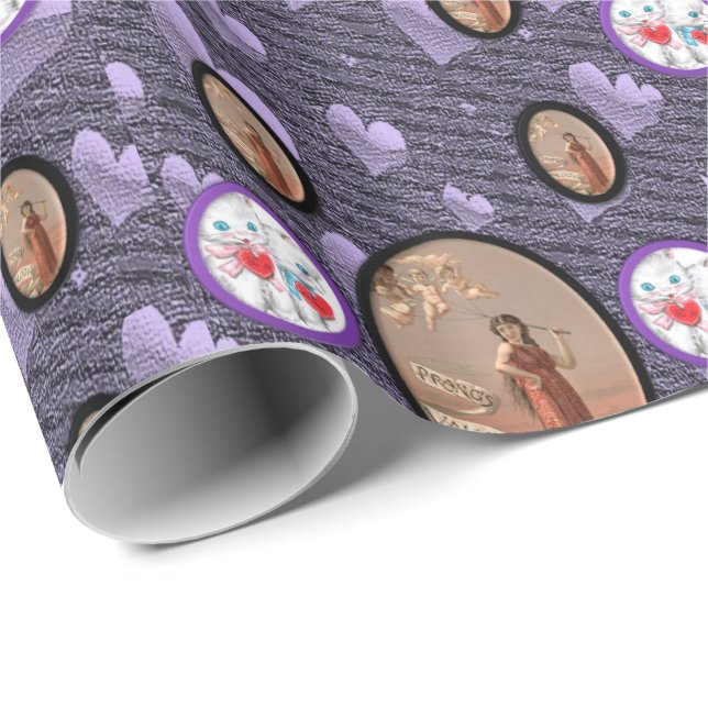 Valentinstag Wrapping Paper Geschenkpapier (Rolleneckpunkt)