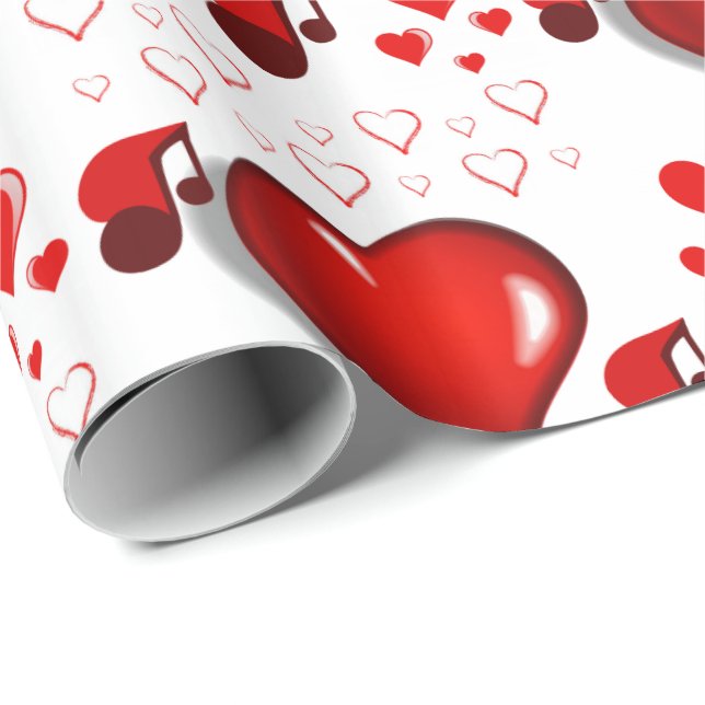Valentinstag Wrapping Paper Geschenkpapier (Rolleneckpunkt)