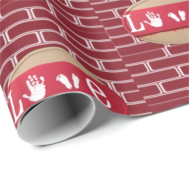 Valentinstag Wrapping Paper Geschenkpapier (Rolleneckpunkt)