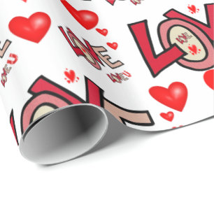Valentinstag Wrapping Paper Geschenkpapier