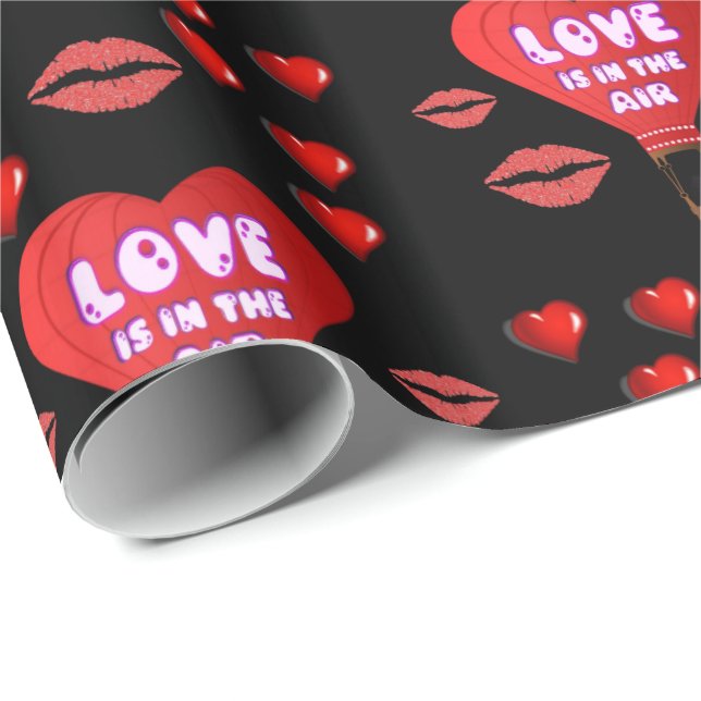 Valentinstag Wrapping Paper Geschenkpapier (Rolleneckpunkt)