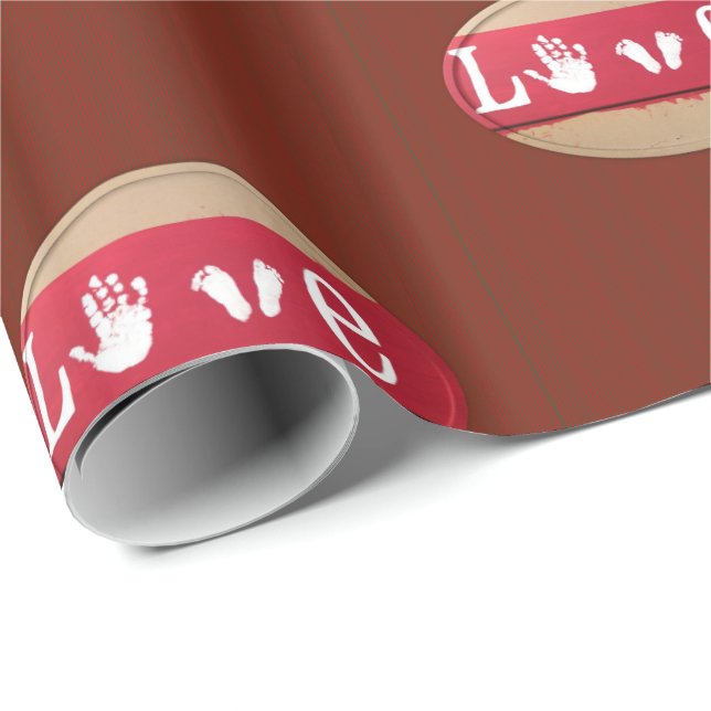 Valentinstag Wrapping Paper Geschenkpapier (Rolleneckpunkt)