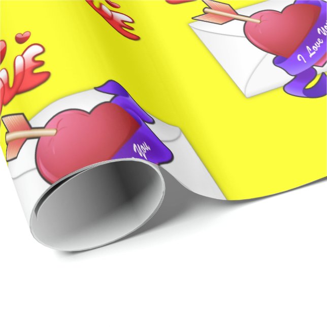 Valentinstag Wrapping Paper Geschenkpapier (Rolleneckpunkt)