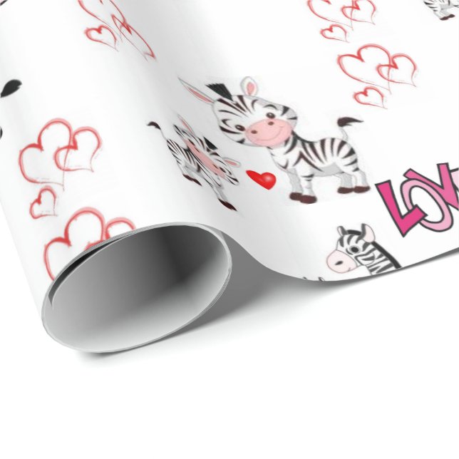 Valentinstag Wrapping Paper Geschenkpapier (Rolleneckpunkt)