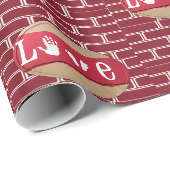 Valentinstag Wrapping Paper Geschenkpapier (Rolleneckpunkt)
