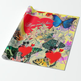 Valentinstag Wrapping Paper Geschenkpapier