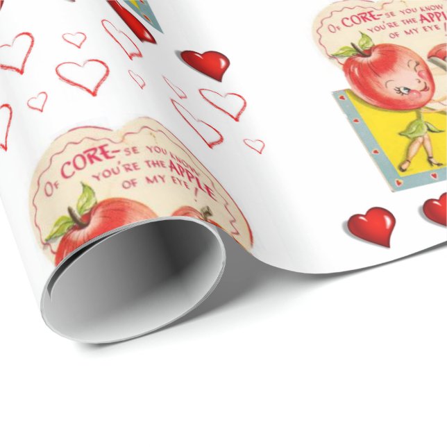 Valentinstag Wrapping Paper Geschenkpapier (Rolleneckpunkt)