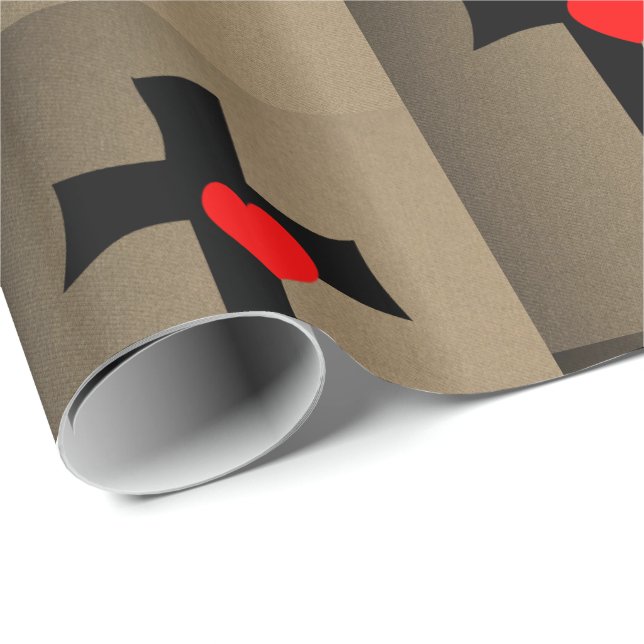 Valentinstag Wrapping Paper Geschenkpapier (Rolleneckpunkt)