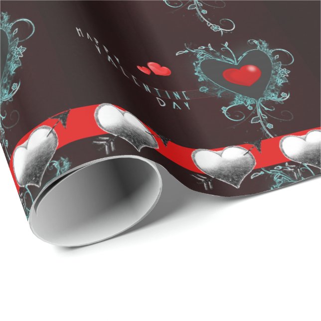 Valentinstag Wrapping Paper Geschenkpapier (Rolleneckpunkt)
