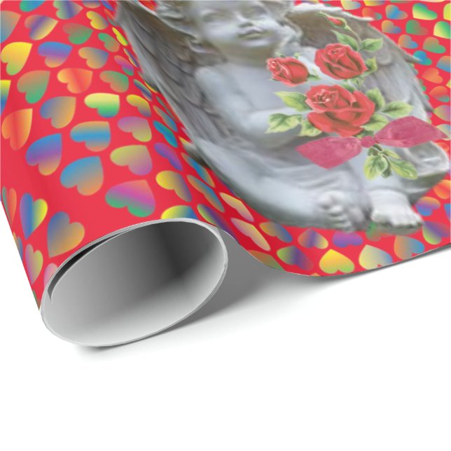 Valentinstag Wrapping Paper Geschenkpapier (Rolleneckpunkt)