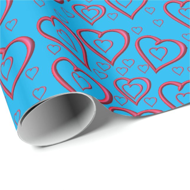 Valentinstag Wrapping Paper Geschenkpapier (Rolleneckpunkt)