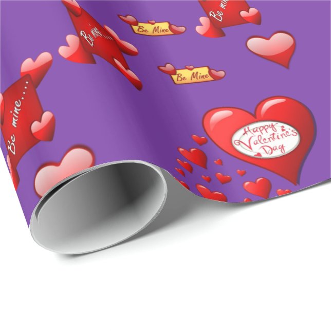 Valentinstag Wrapping Paper Geschenkpapier (Rolleneckpunkt)
