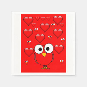 Valentinstag Zeitung Napkins Serviette